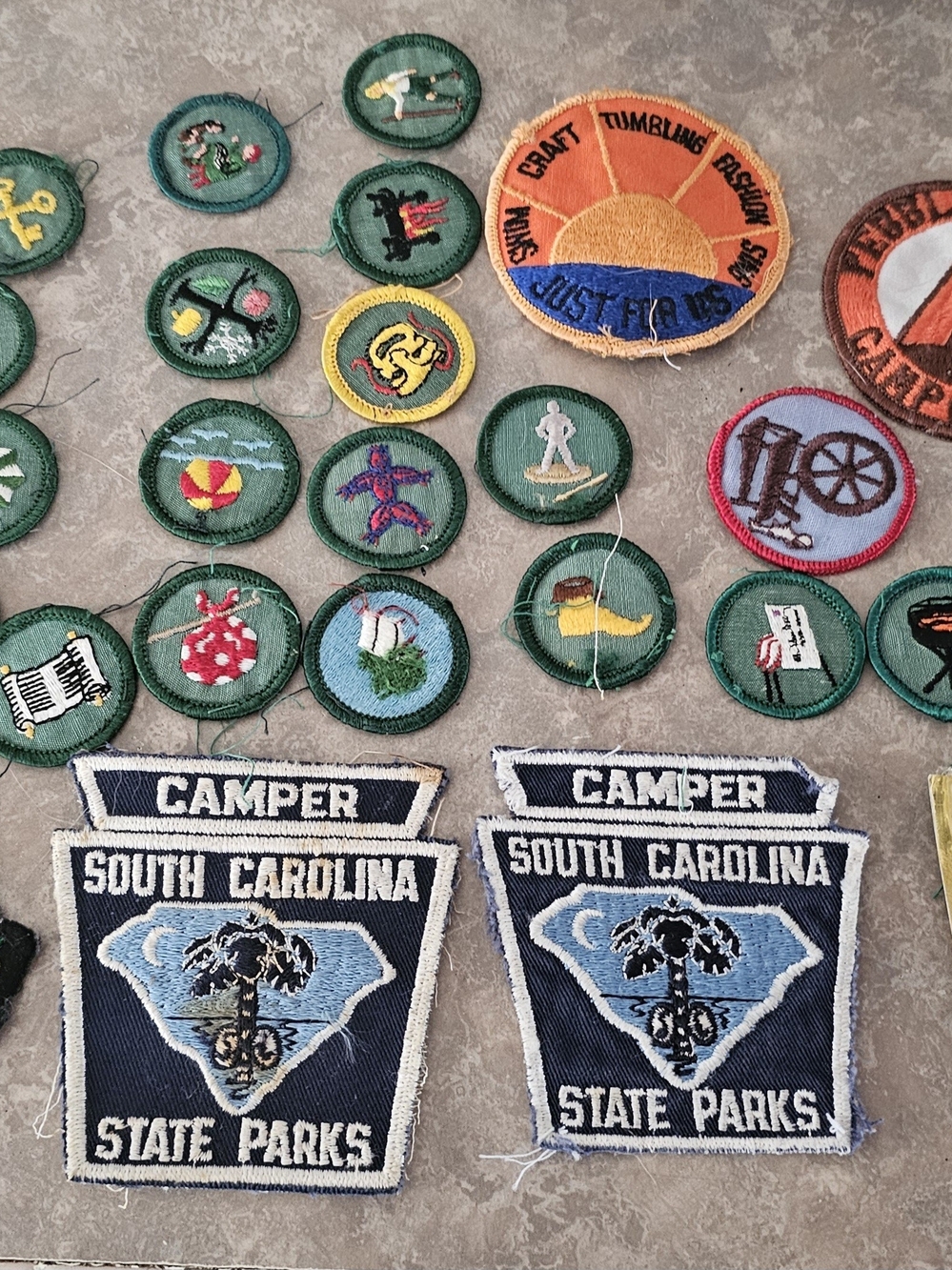 Vintage Girl Scout Patches